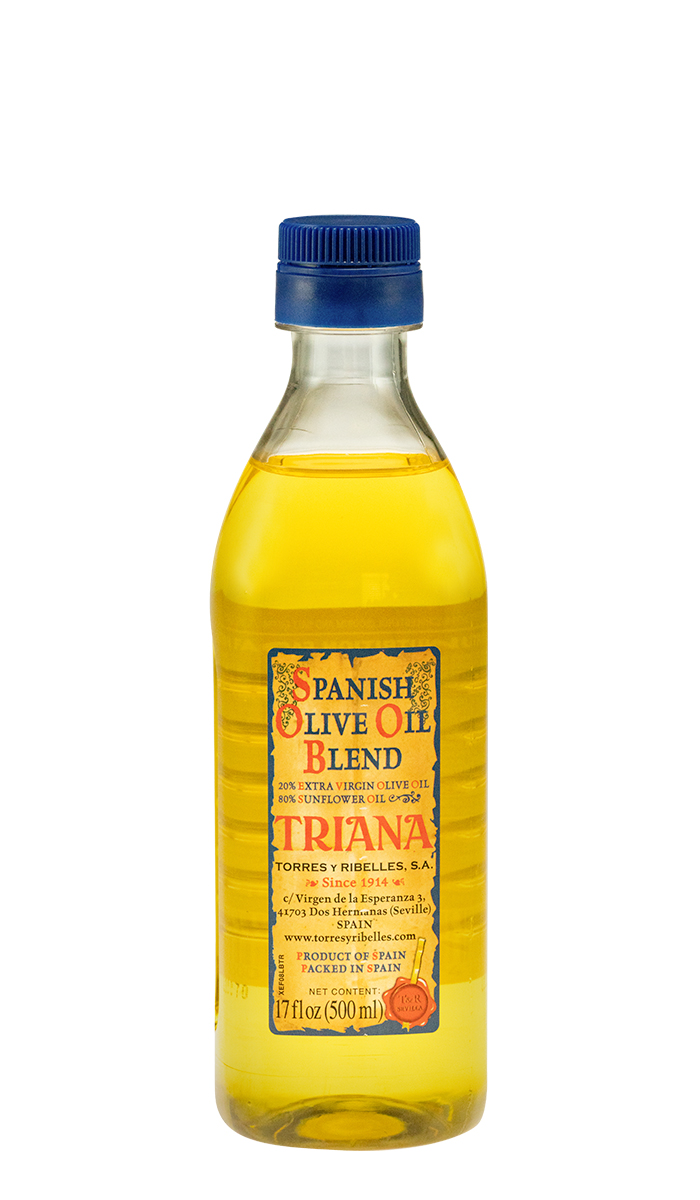 Caja de 12 botellas PET de 500 ml de aceite 'Spanish Olive Oil blend' TRIANA